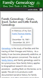 Mobile Screenshot of family-genealogy-online.com